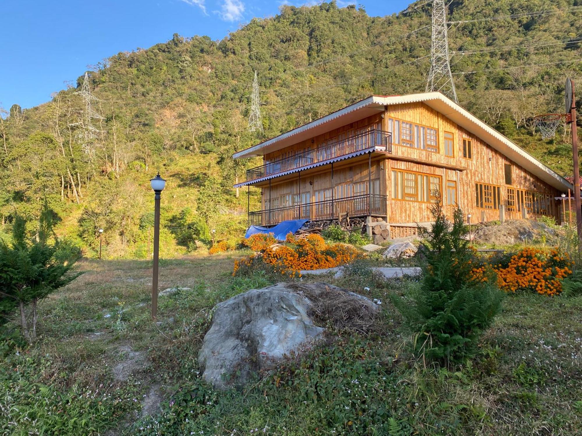 مبيت وإفطار جانجتوك Log Cabin In The Woods المظهر الخارجي الصورة